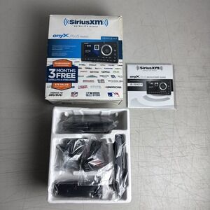 SiriusXM SXPL1V1 Onyx Plus Satellite Radio with Vehicle Kit New In Box